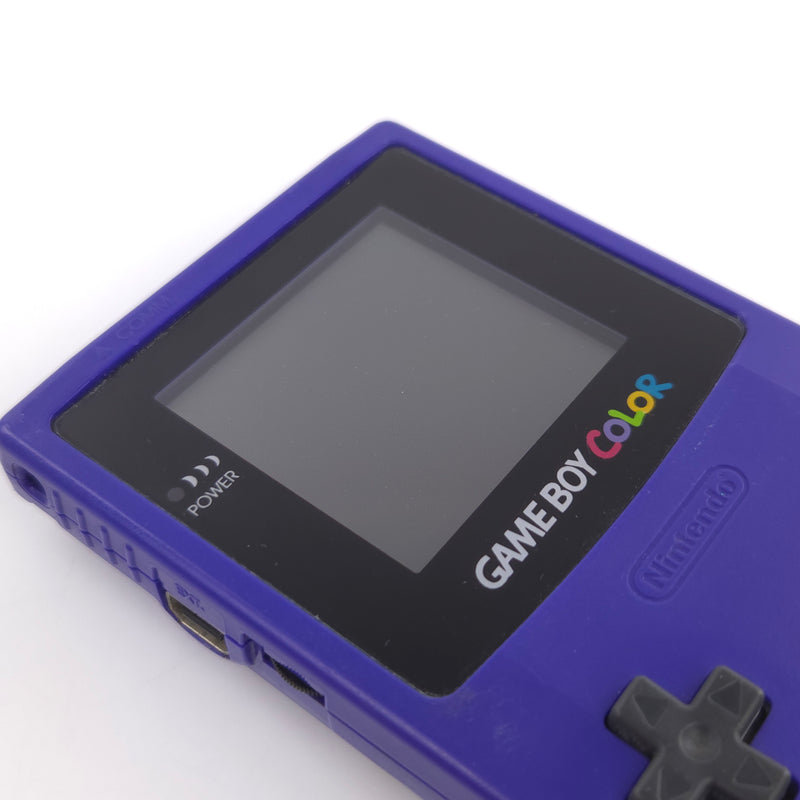 Nintendo Game Boy Color Konsole : Lila Purple CGB-001 / GBC Gameboy Handheld