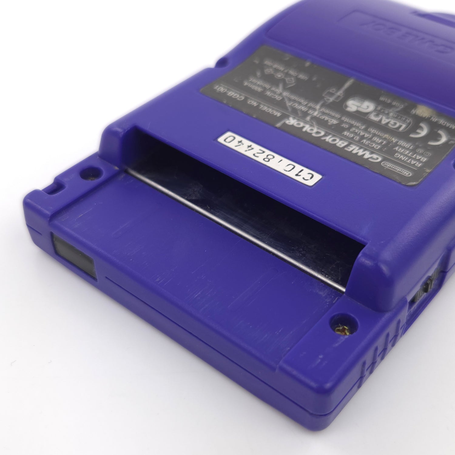 Nintendo Game Boy Color Konsole : Lila Purple CGB-001 / GBC Gameboy Handheld
