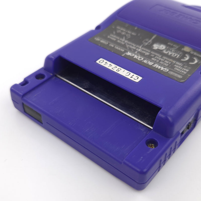 Nintendo Game Boy Color Konsole : Lila Purple CGB-001 / GBC Gameboy Handheld
