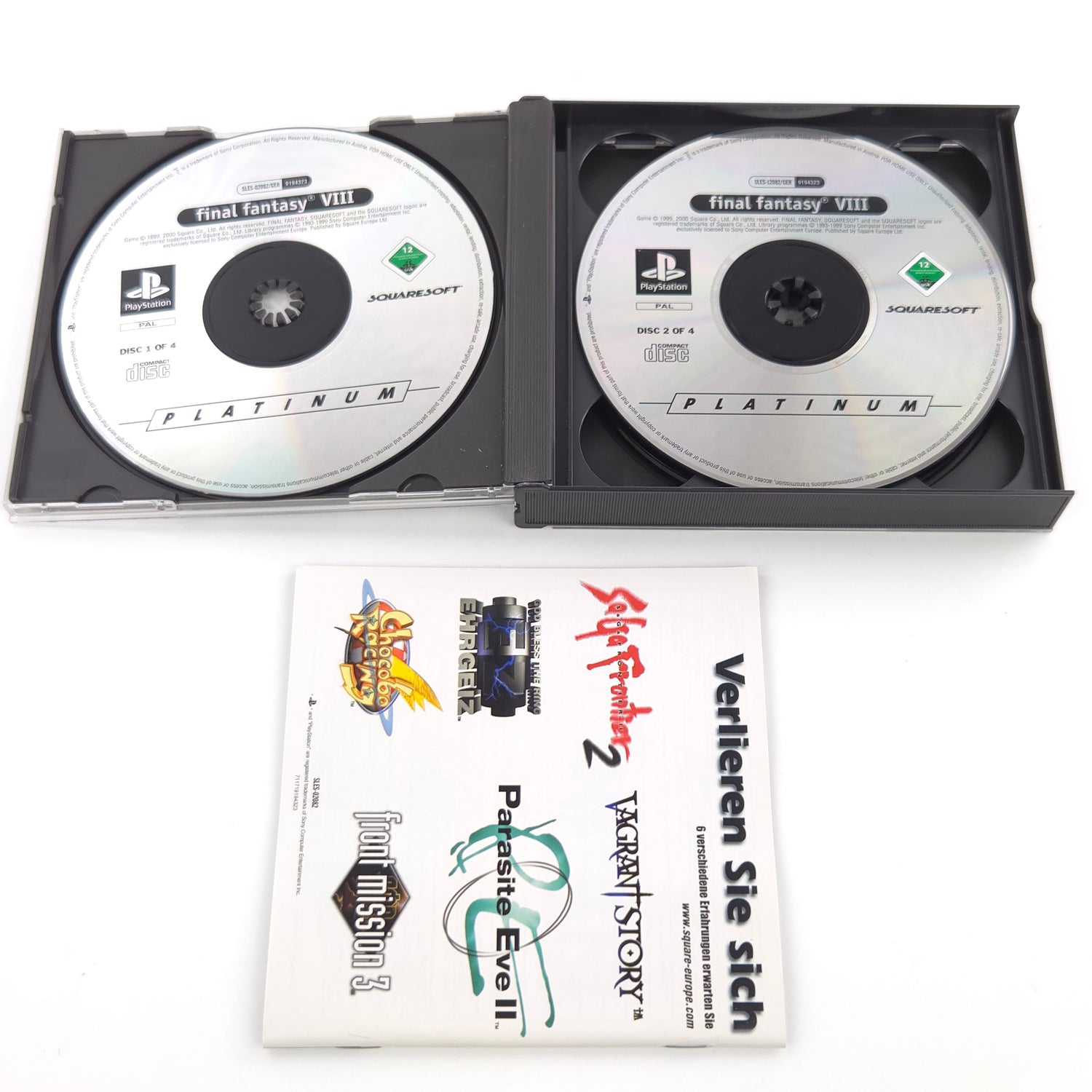 Playstation 1 Spiel : Final Fantasy VIII - CD Anleitung OVP / PS1 PSone FF8