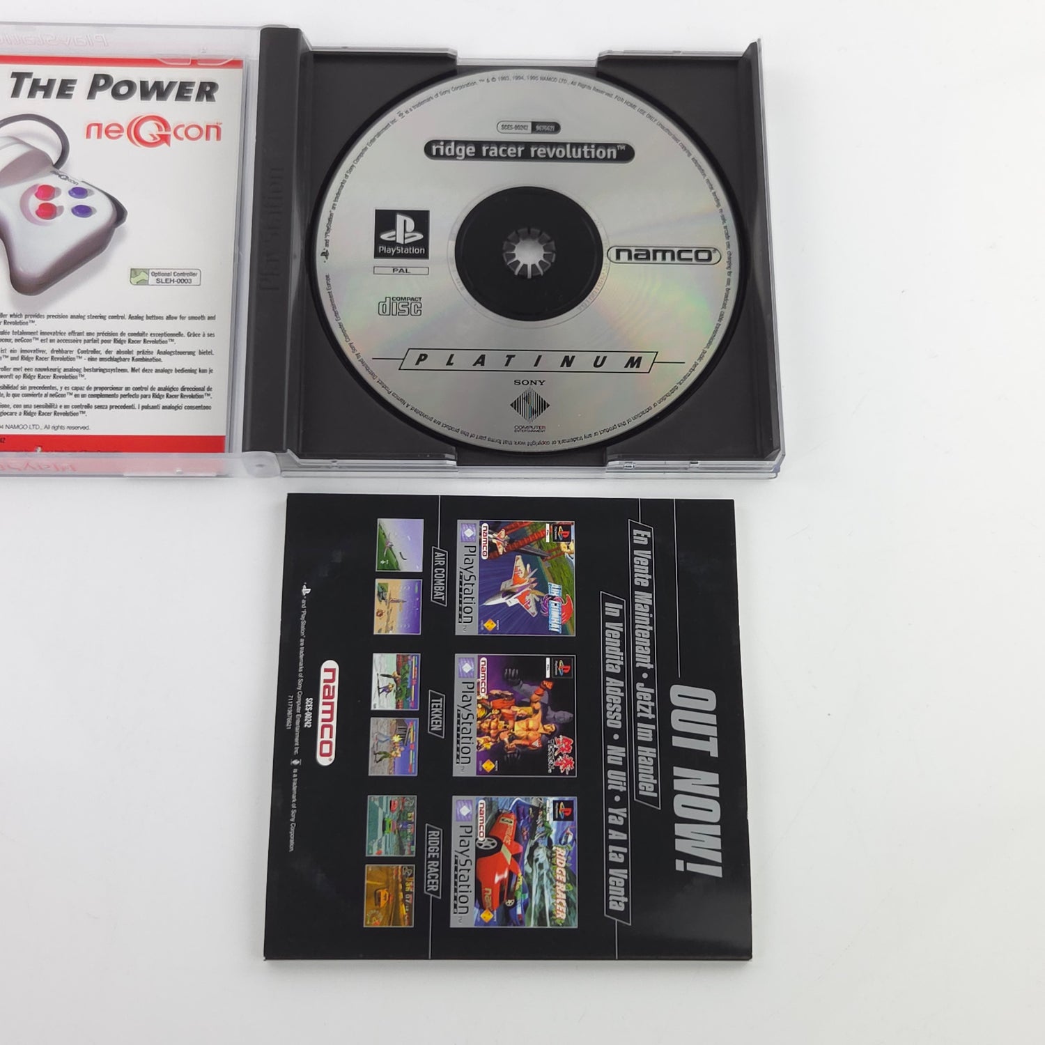 Playstation 1 Spiel : Ridge Racer Revolution - CD Anleitung OVP / PS1 PSone