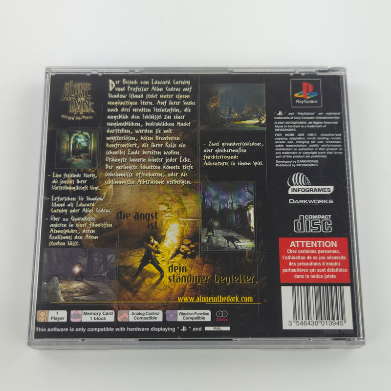 Playstation 1 Spiel : Alone in the Dark The New Nightmare - PS1 PSone OVP PAL