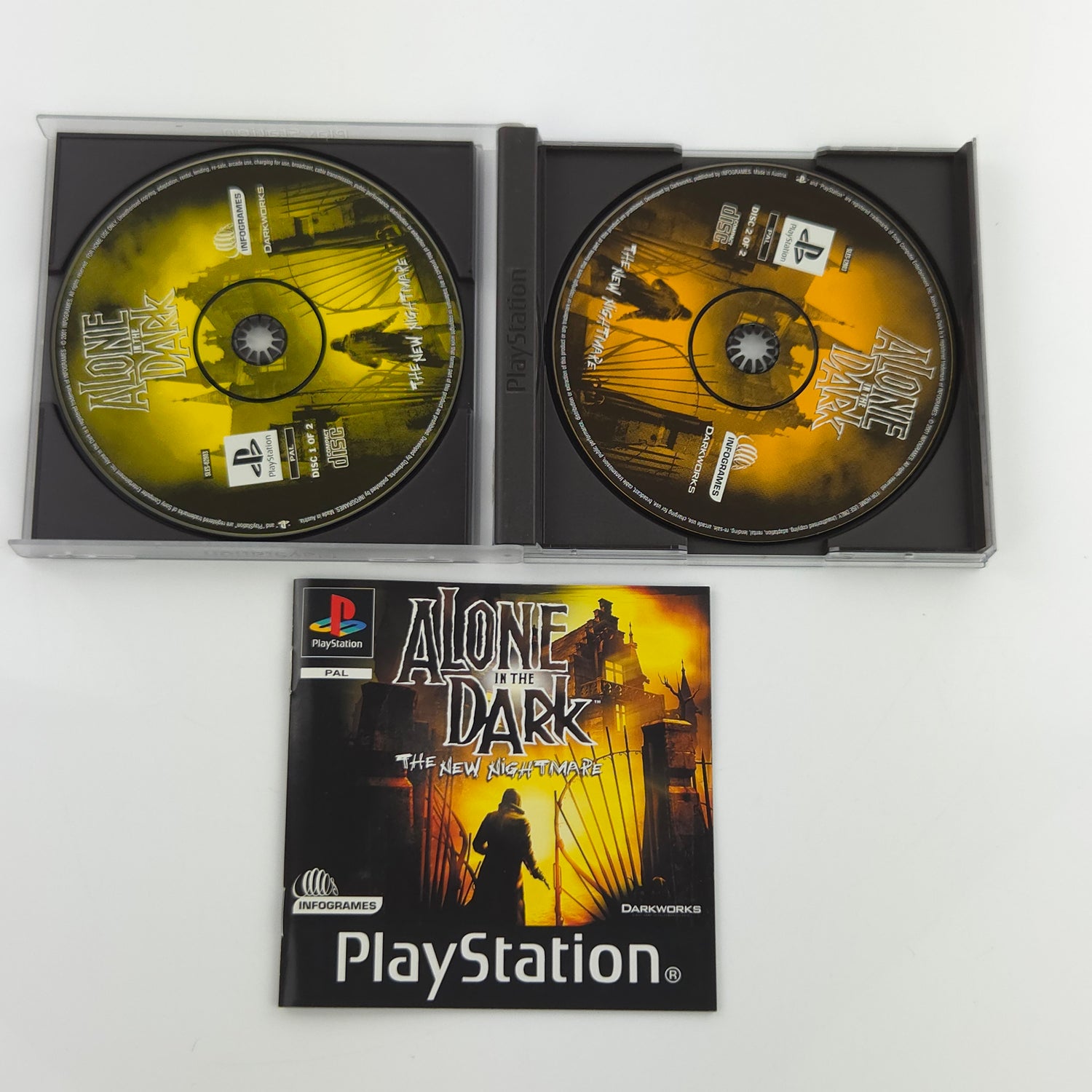 Playstation 1 Spiel : Alone in the Dark The New Nightmare - PS1 PSone OVP PAL