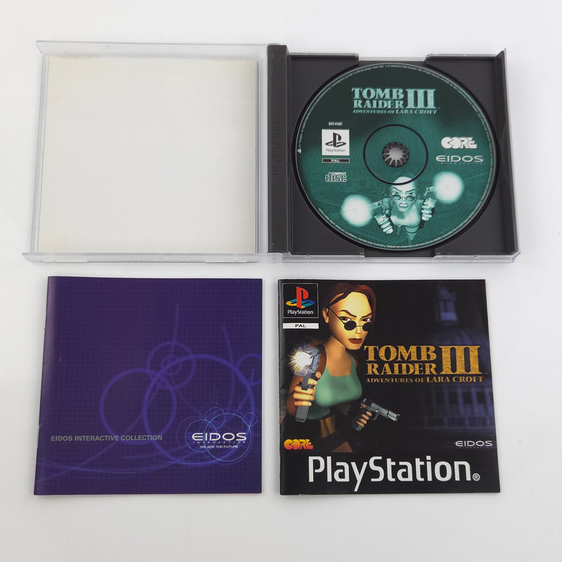 Playstation 1 Spiel : Tomb Raider III Adventures of Lara Croft - PS1  OVP PAL