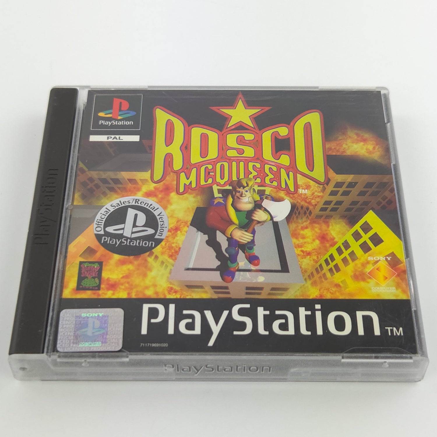 Playstation 1 Spiel : Rosco MCqueen - CD Anleitung OVP / Sony PS1 PSone