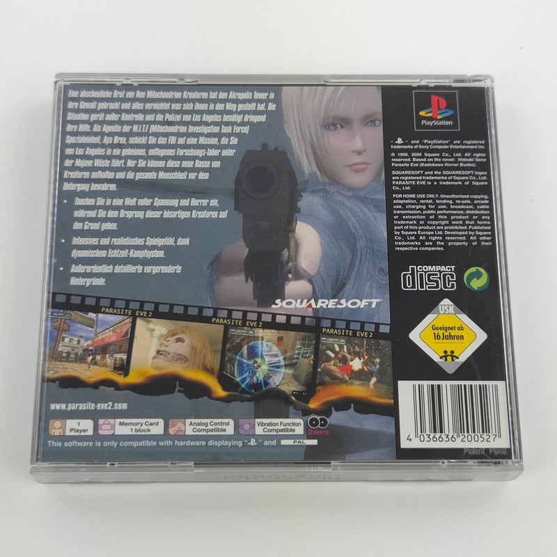 Playstation 1 Spiel : Parasite Eve II - CD Anleitung OVP / SONY PS1 PSone OVP
