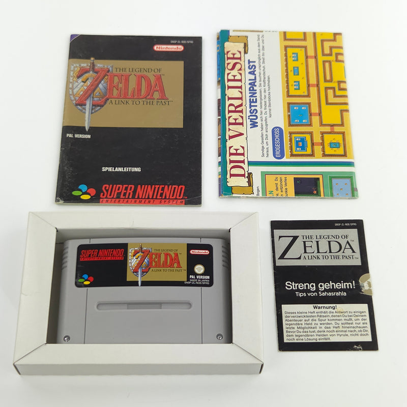 Super Nintendo Spiel : The Legend of Zelda  a link to the Past - SNES OVP PAL
