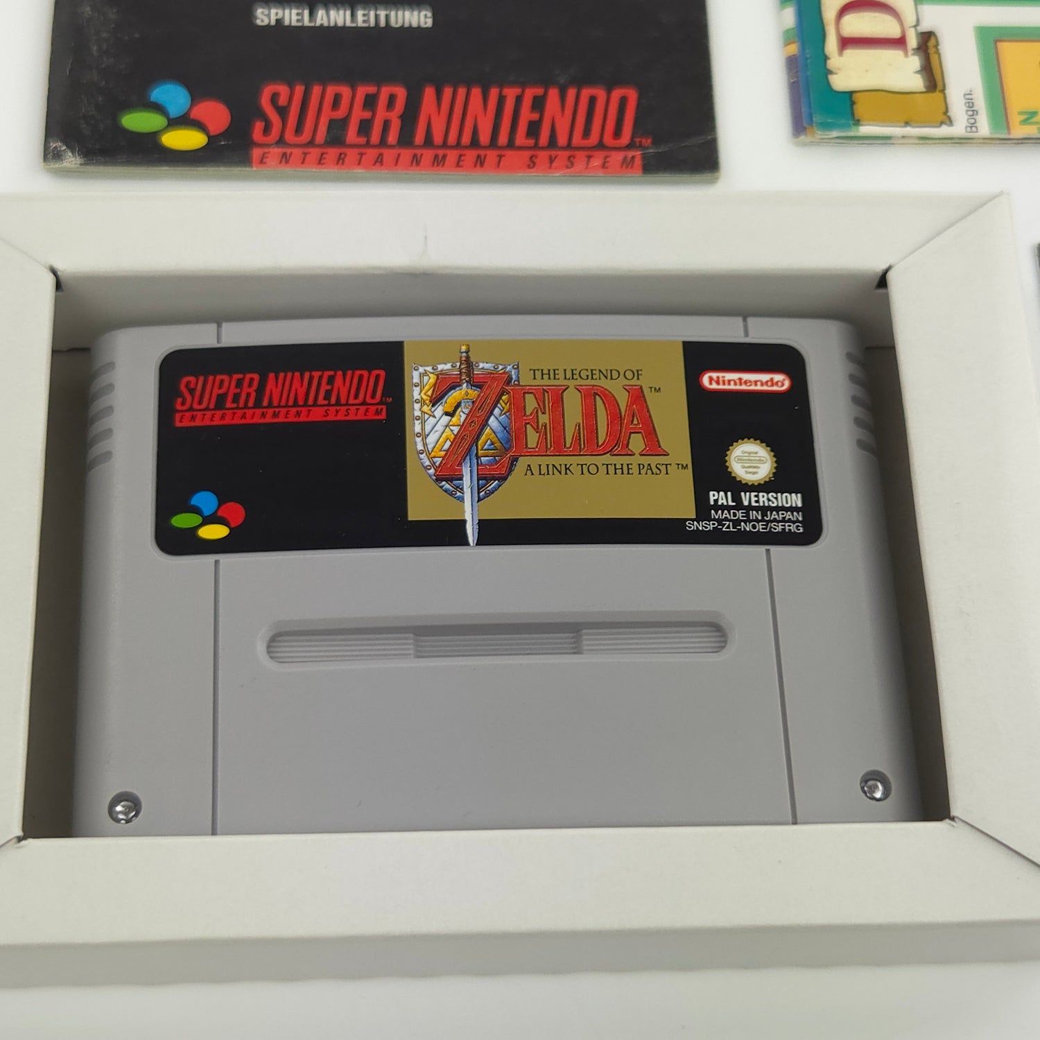 Super Nintendo Spiel : The Legend of Zelda  a link to the Past - SNES OVP PAL