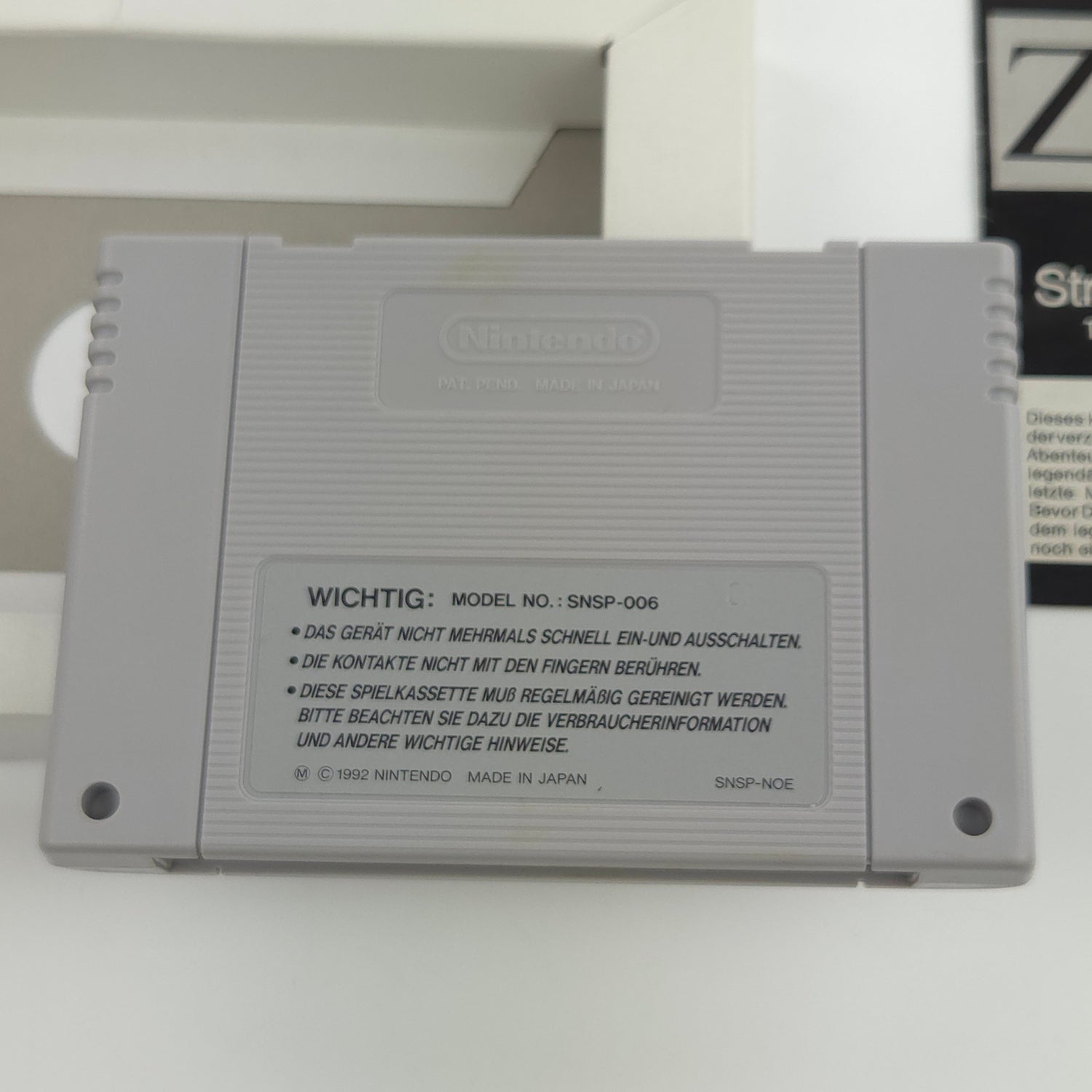 Super Nintendo Spiel : The Legend of Zelda  a link to the Past - SNES OVP PAL
