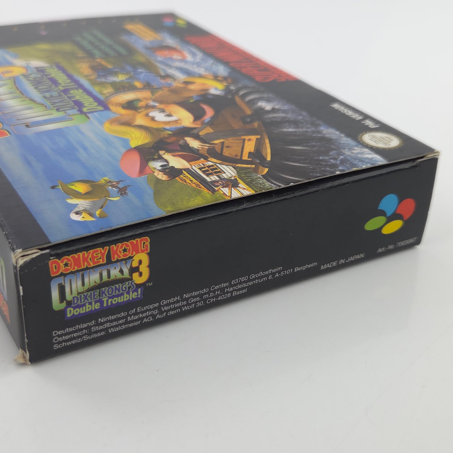 Super Nintendo Spiel : Donkey Kong Country 3 - SNES DKC OVP PAL NNOE