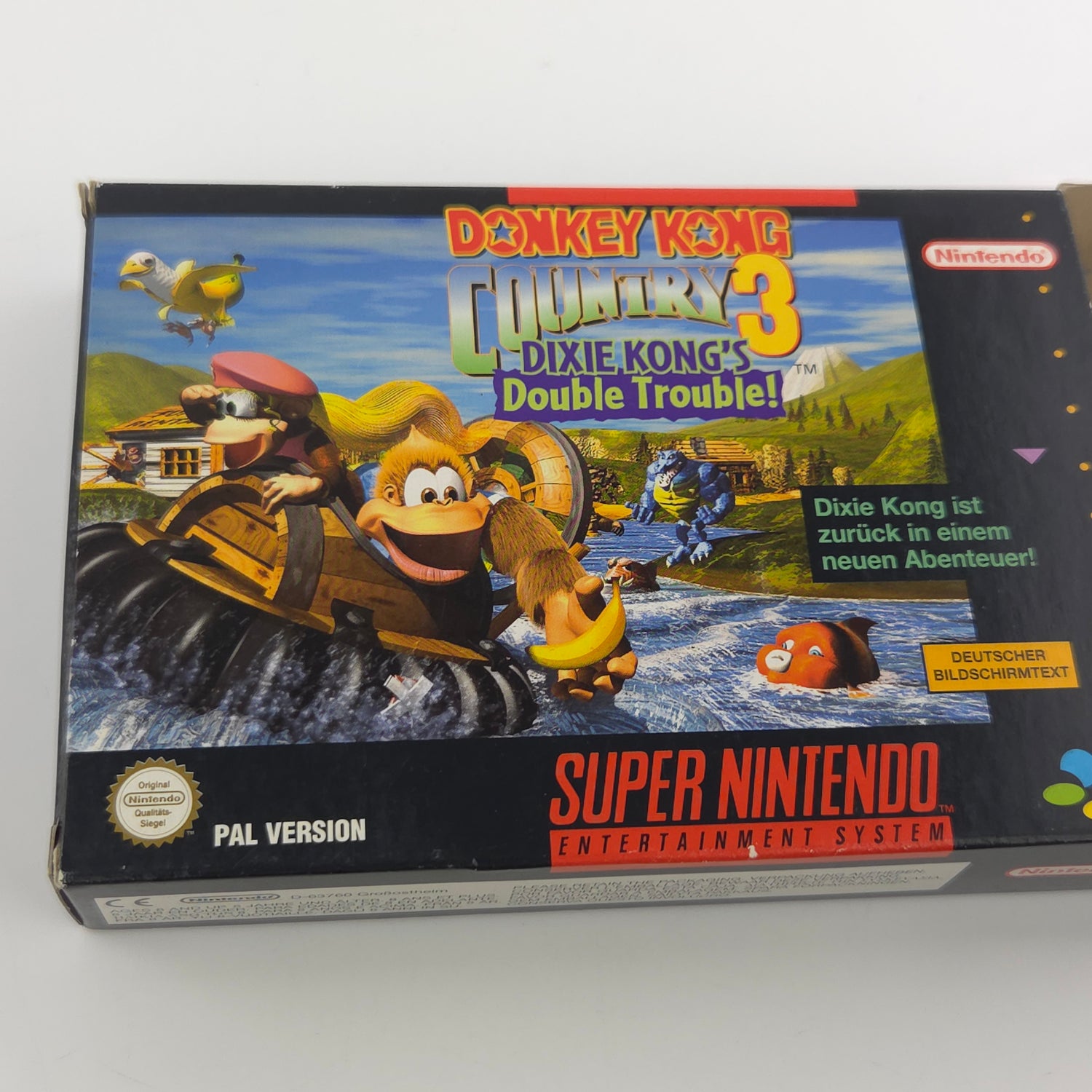 Super Nintendo Spiel : Donkey Kong Country 3 - SNES DKC OVP PAL NNOE