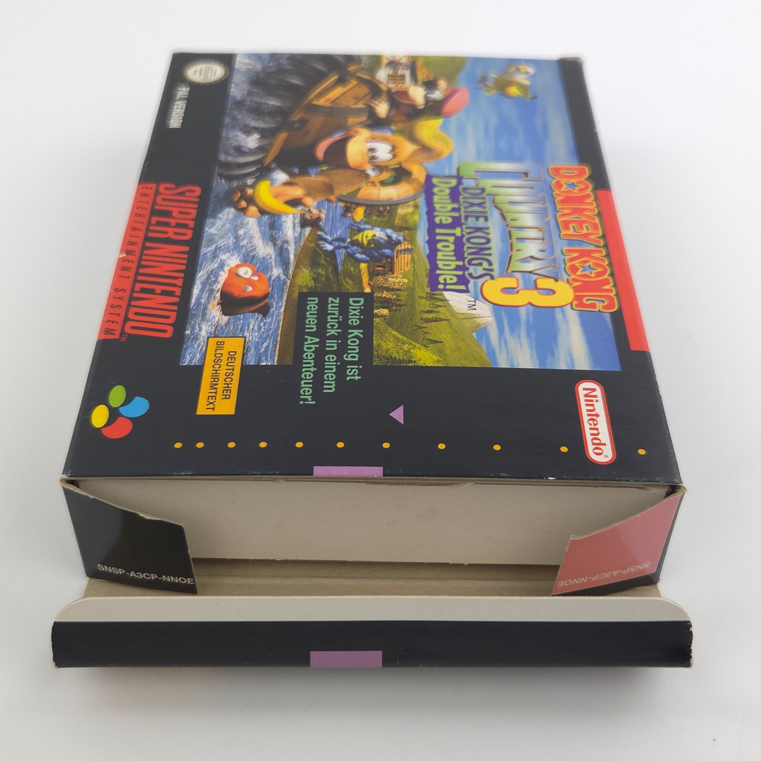 Super Nintendo Spiel : Donkey Kong Country 3 - SNES DKC OVP PAL NNOE