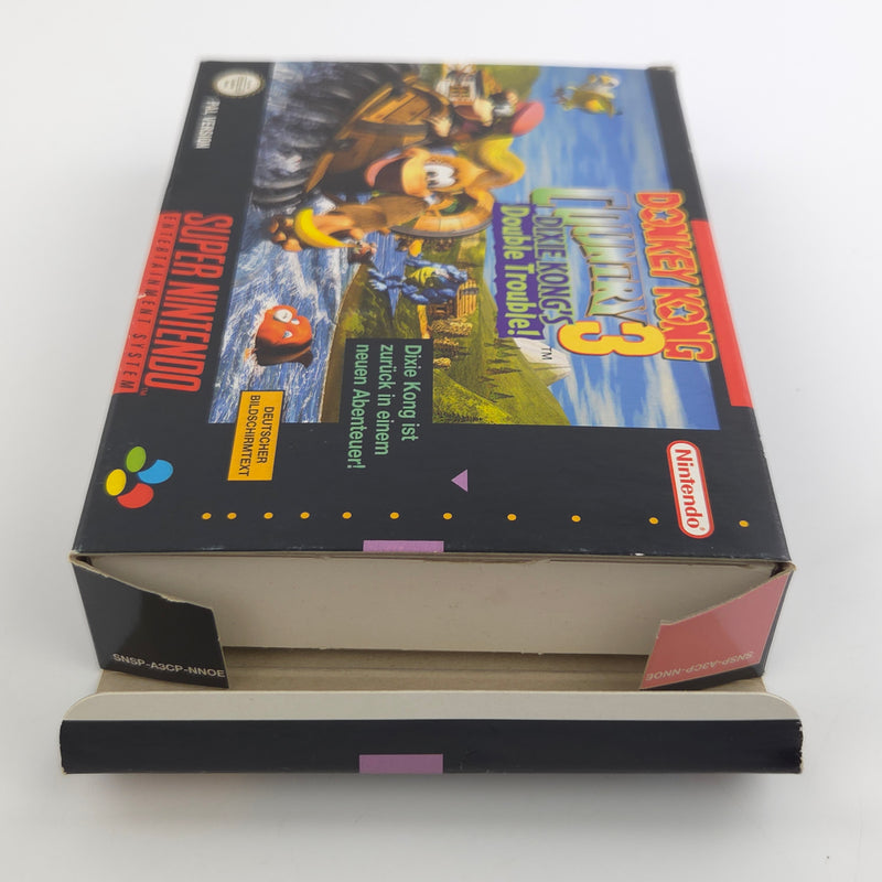 Super Nintendo Spiel : Donkey Kong Country 3 - SNES DKC OVP PAL NNOE