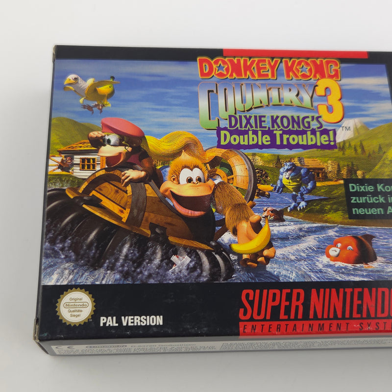 Super Nintendo Spiel : Donkey Kong Country 3 - SNES DKC 3 OVP PAL NNOE