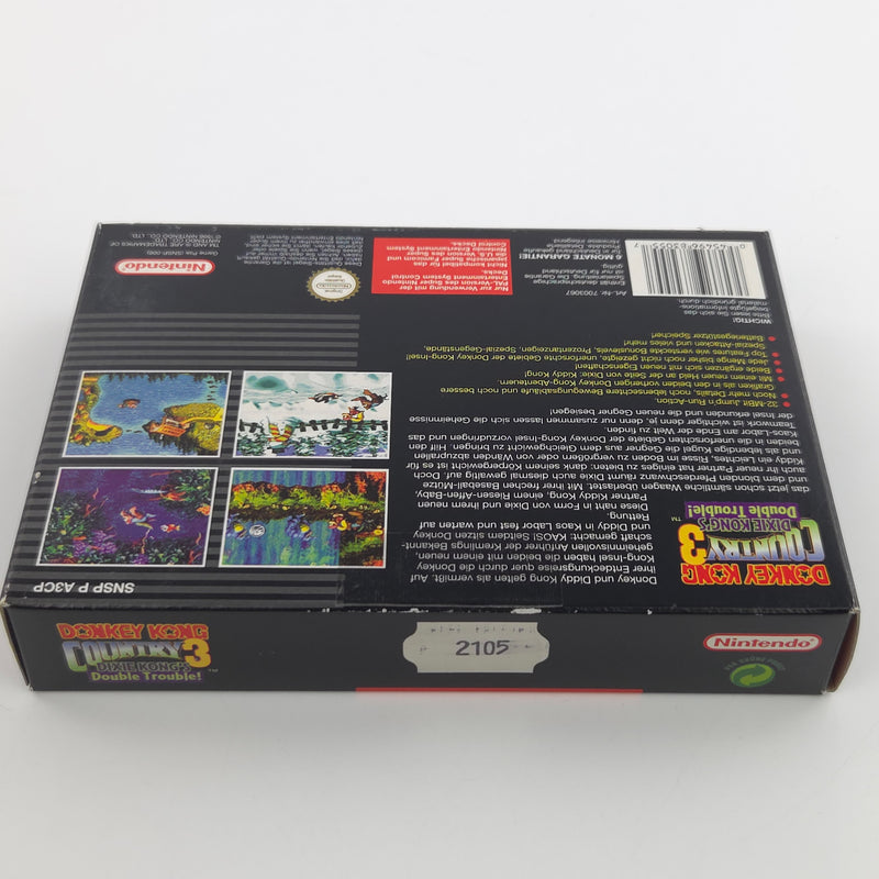 Super Nintendo Spiel : Donkey Kong Country 3 - SNES DKC 3 OVP PAL NNOE
