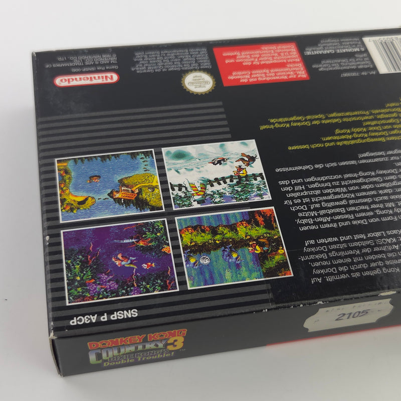 Super Nintendo Spiel : Donkey Kong Country 3 - SNES DKC 3 OVP PAL NNOE