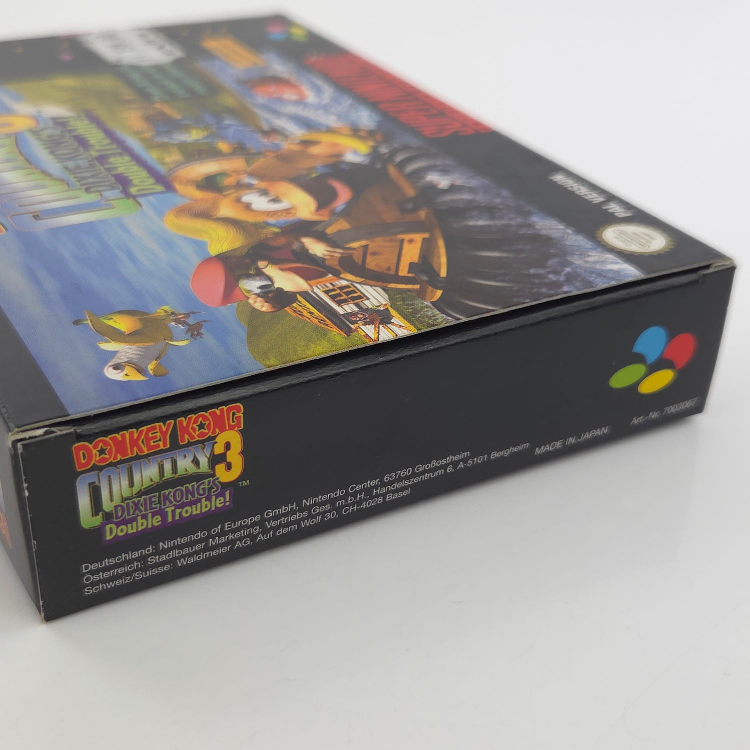 Super Nintendo Spiel : Donkey Kong Country 3 - SNES DKC 3 OVP PAL NNOE