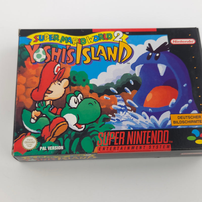 Super Nintendo Spiel : Super Mario World 2 Yoshis Island - SNES SMW OVP PAL NOE