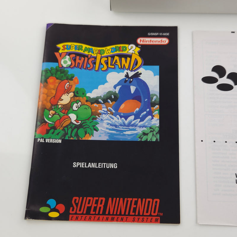 Super Nintendo Spiel : Super Mario World 2 Yoshis Island - SNES SMW OVP PAL NOE