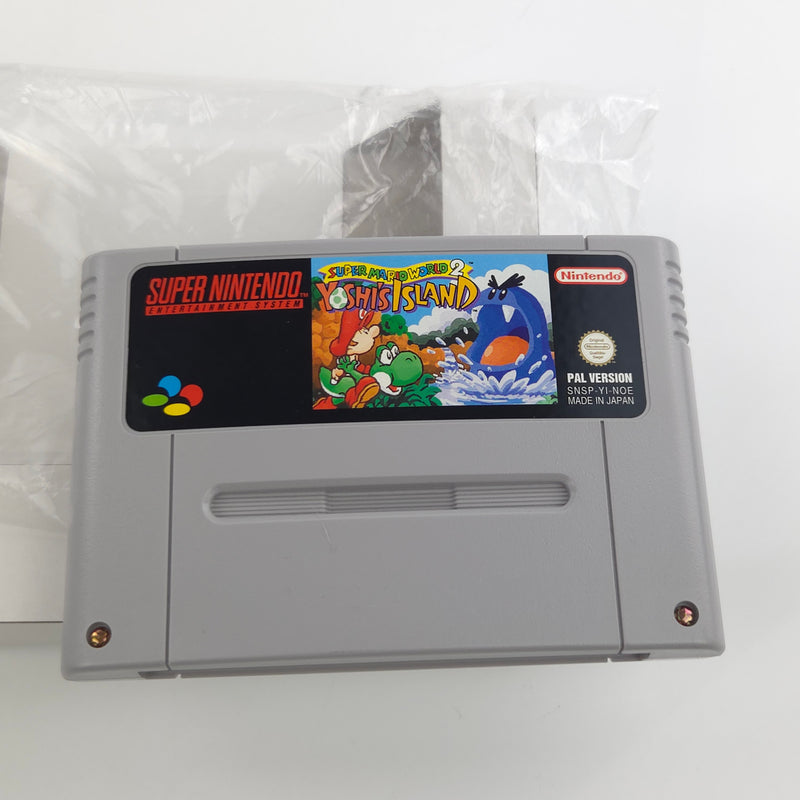 Super Nintendo Spiel : Super Mario World 2 Yoshis Island - SNES SMW OVP PAL NOE
