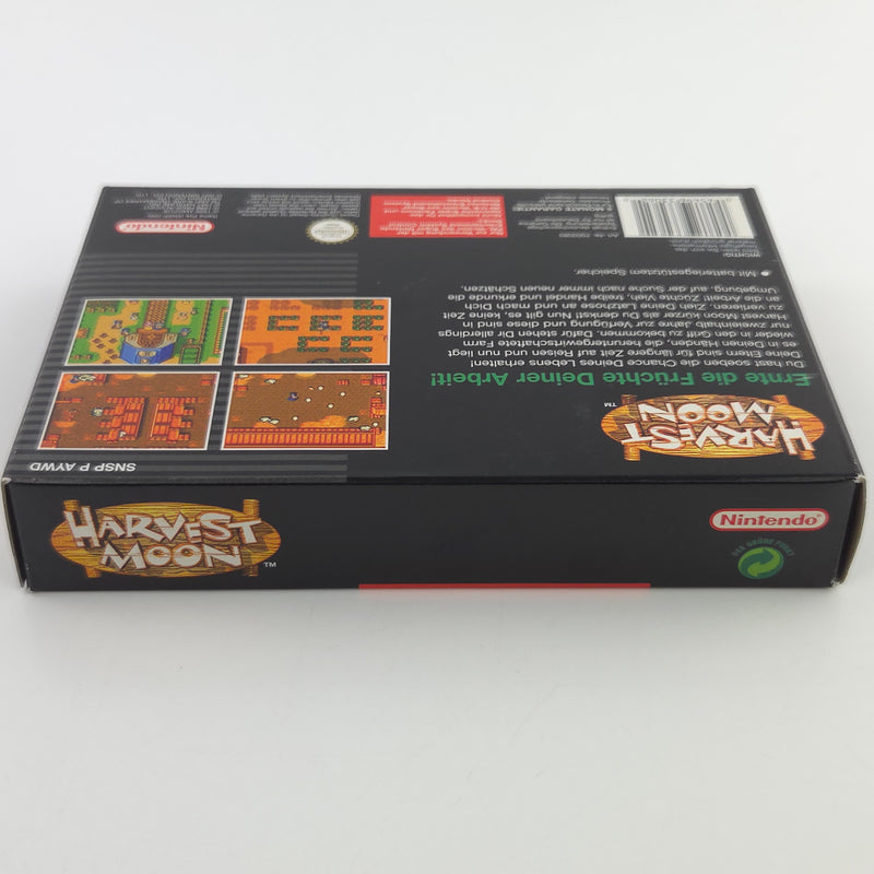 Super Nintendo Spiel : Harvest Moon - SNES Modul Anleitung OVP / PAL NNOE