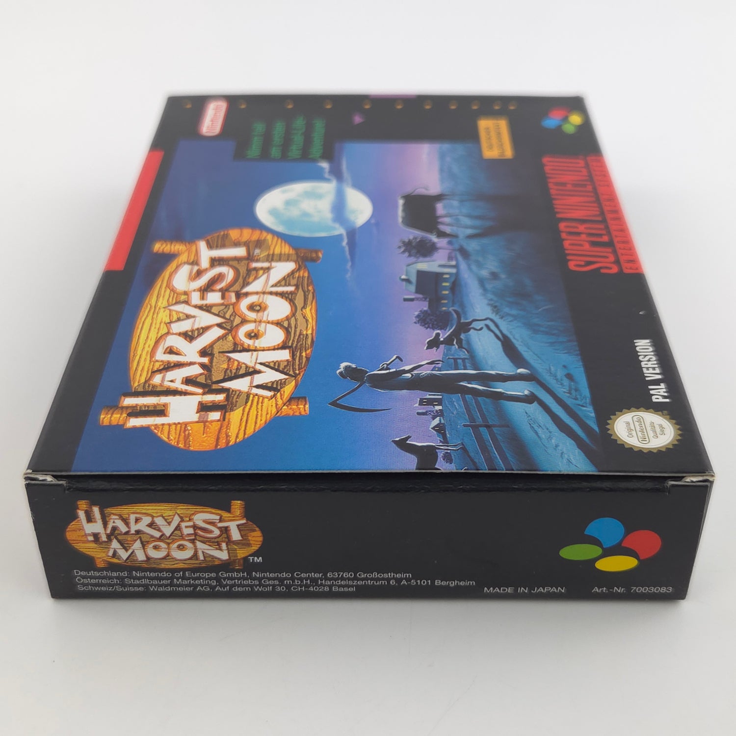 Super Nintendo Spiel : Harvest Moon - SNES Modul Anleitung OVP / PAL NNOE
