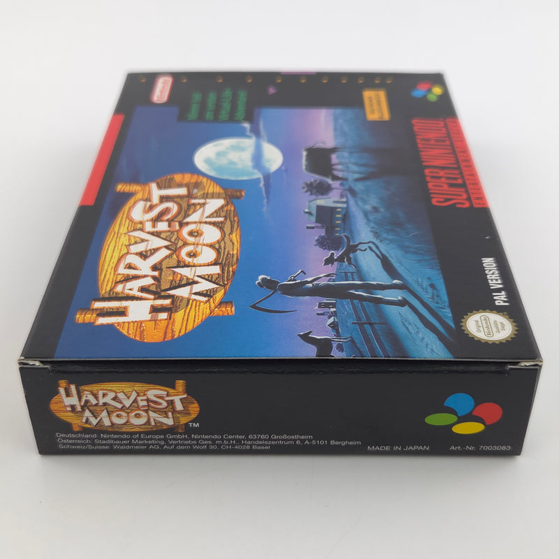 Super Nintendo Spiel : Harvest Moon - SNES Modul Anleitung OVP / PAL NNOE