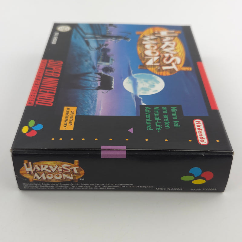 Super Nintendo Spiel : Harvest Moon - SNES Modul Anleitung OVP / PAL NNOE