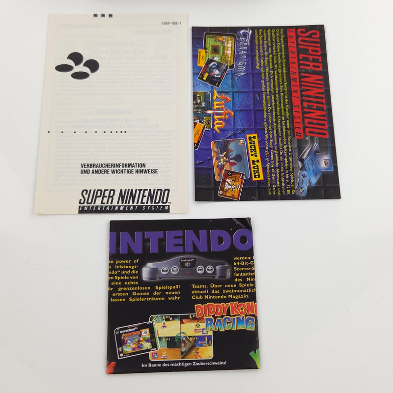 Super Nintendo Spiel : Harvest Moon - SNES Modul Anleitung OVP / PAL NNOE