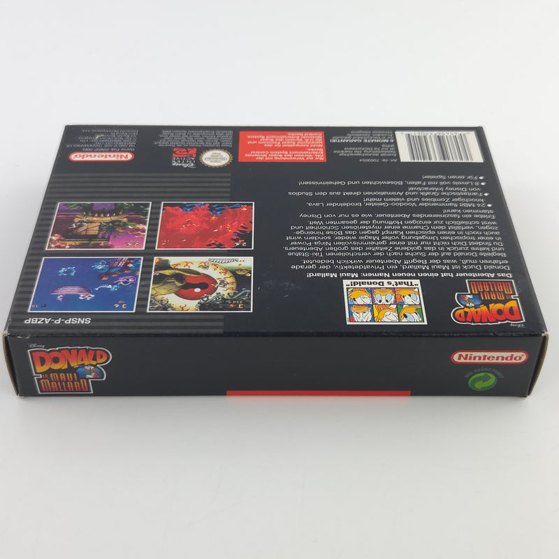 Super Nintendo Spiel : Donald in Maui Mallard - SNES Modul Anleitung OVP / PAL