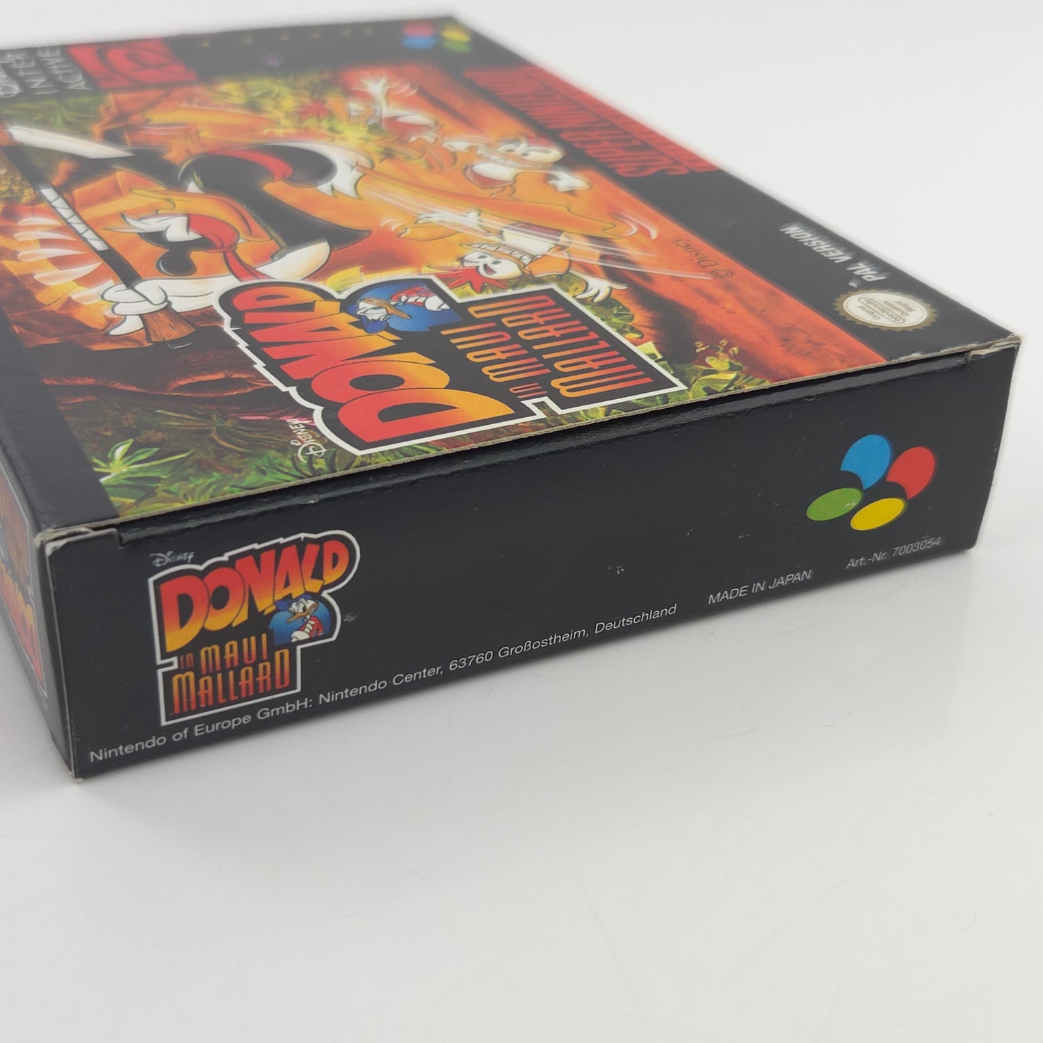 Super Nintendo Spiel : Donald in Maui Mallard - SNES Modul Anleitung OVP / PAL
