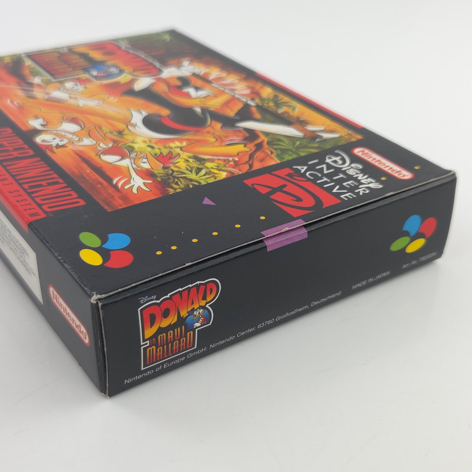 Super Nintendo Spiel : Donald in Maui Mallard - SNES Modul Anleitung OVP / PAL