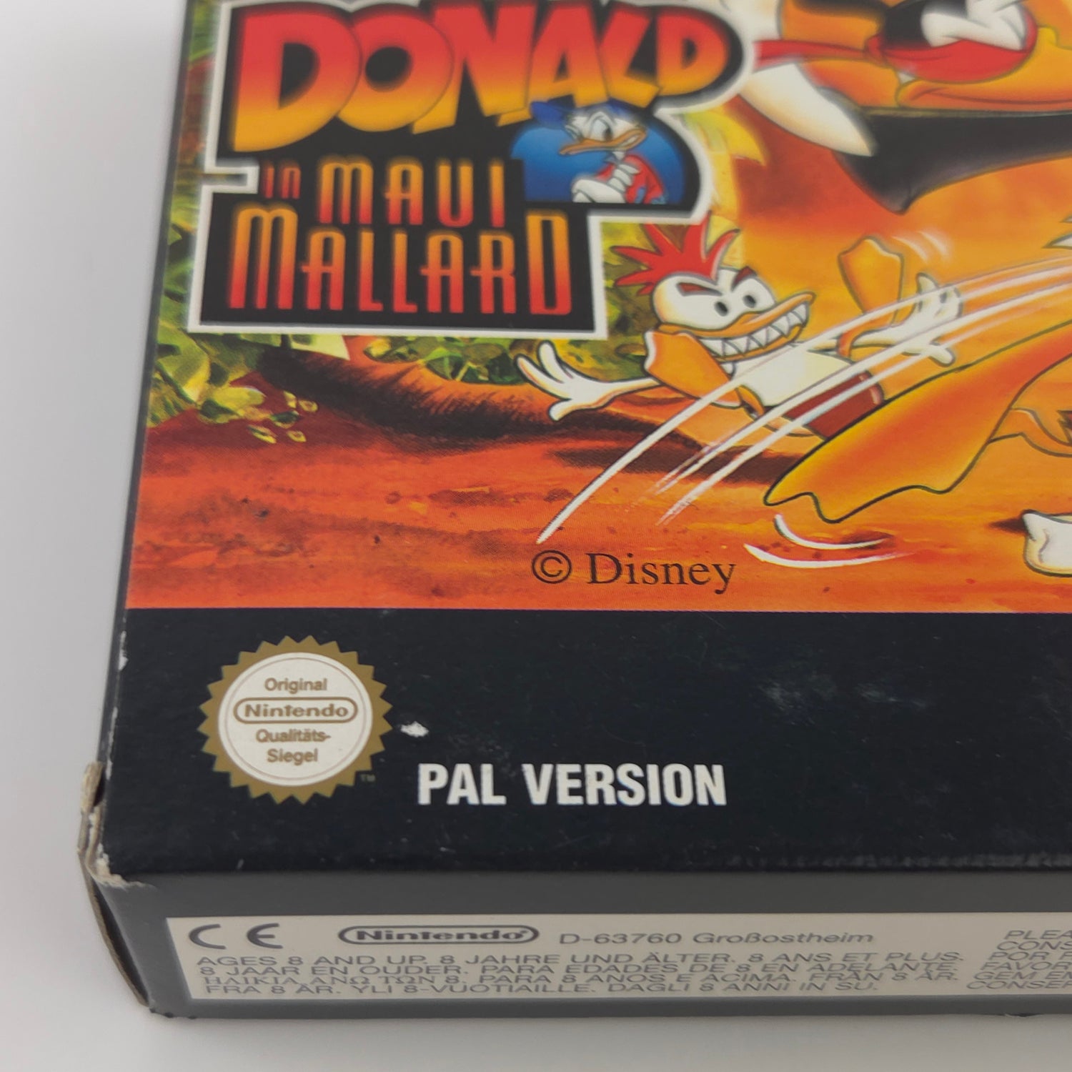 Super Nintendo Spiel : Donald in Maui Mallard - SNES Modul Anleitung OVP / PAL