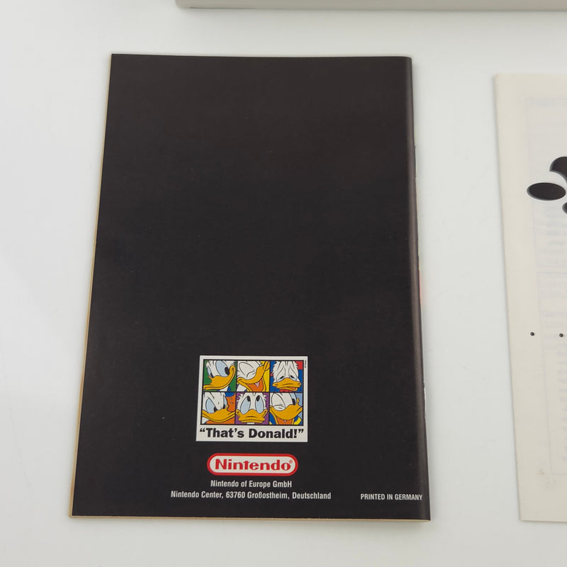 Super Nintendo Spiel : Donald in Maui Mallard - SNES Modul Anleitung OVP / PAL