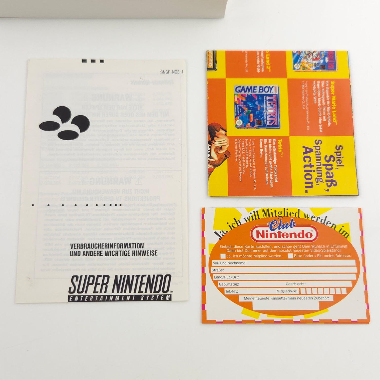 Super Nintendo Spiel : Donald in Maui Mallard - SNES Modul Anleitung OVP / PAL