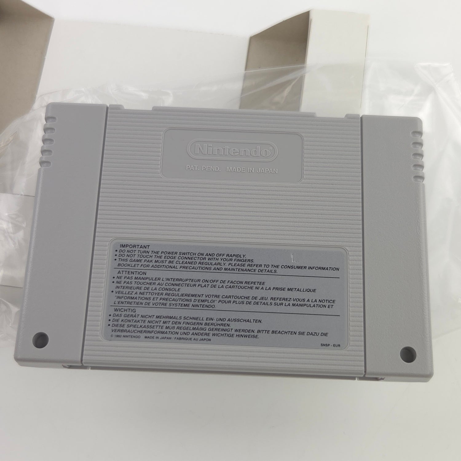 Super Nintendo Spiel : Donald in Maui Mallard - SNES Modul Anleitung OVP / PAL