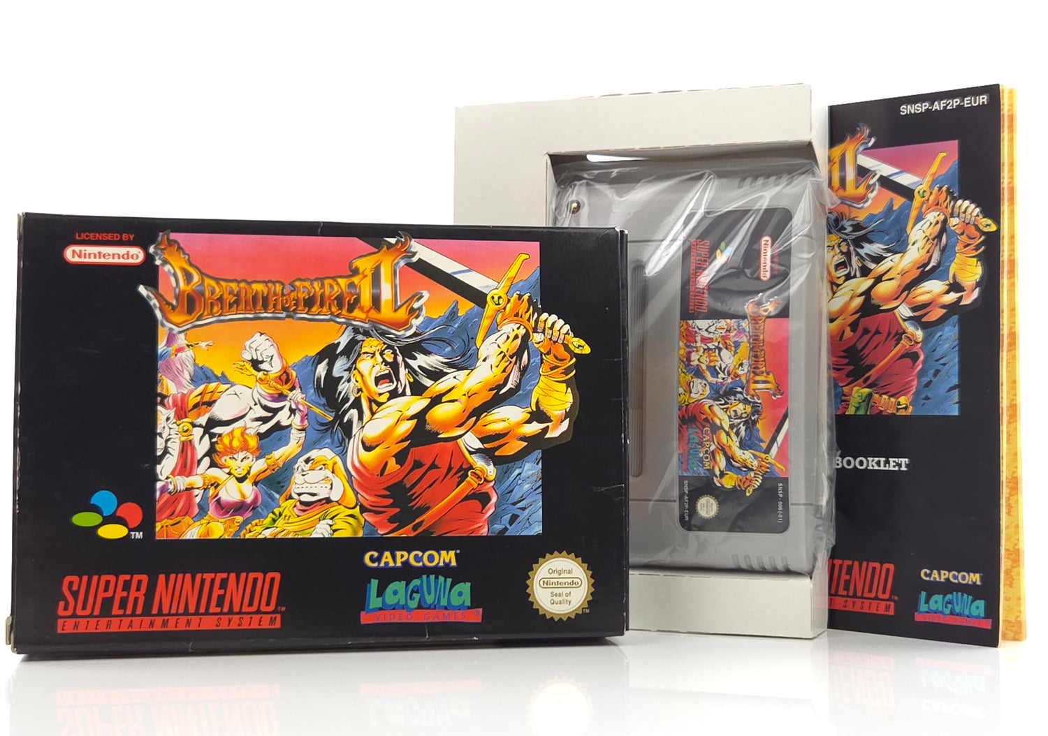 Super Nintendo Spiel : Breath of Fire II - SNES Modul Anleitung OVP / PAL EUR