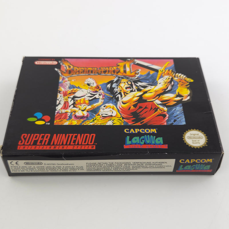 Super Nintendo Spiel : Breath of Fire II - SNES Modul Anleitung OVP / PAL EUR