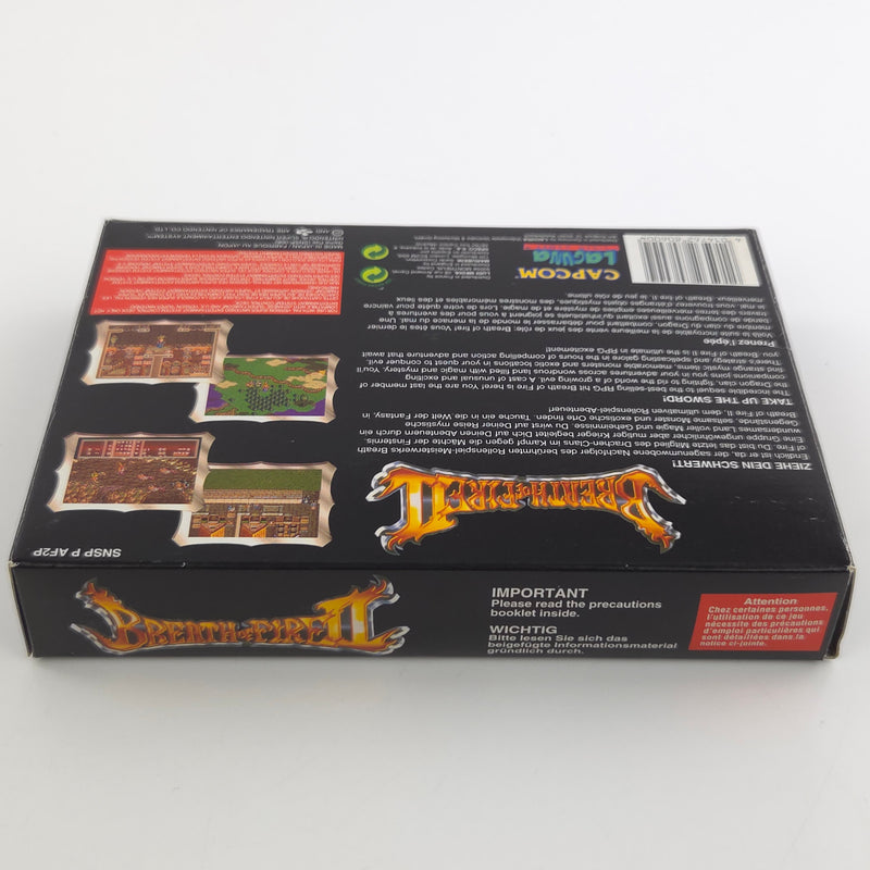 Super Nintendo Spiel : Breath of Fire II - SNES Modul Anleitung OVP / PAL EUR