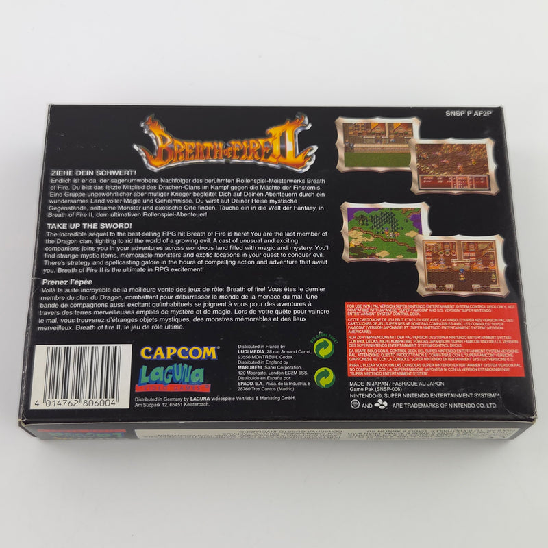 Super Nintendo Spiel : Breath of Fire II - SNES Modul Anleitung OVP / PAL EUR