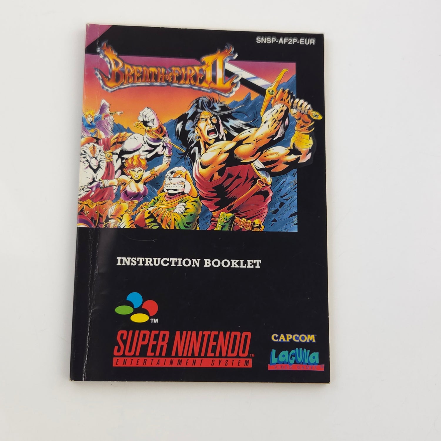 Super Nintendo Spiel : Breath of Fire II - SNES Modul Anleitung OVP / PAL EUR