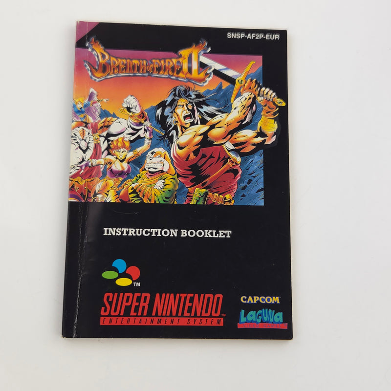 Super Nintendo Spiel : Breath of Fire II - SNES Modul Anleitung OVP / PAL EUR