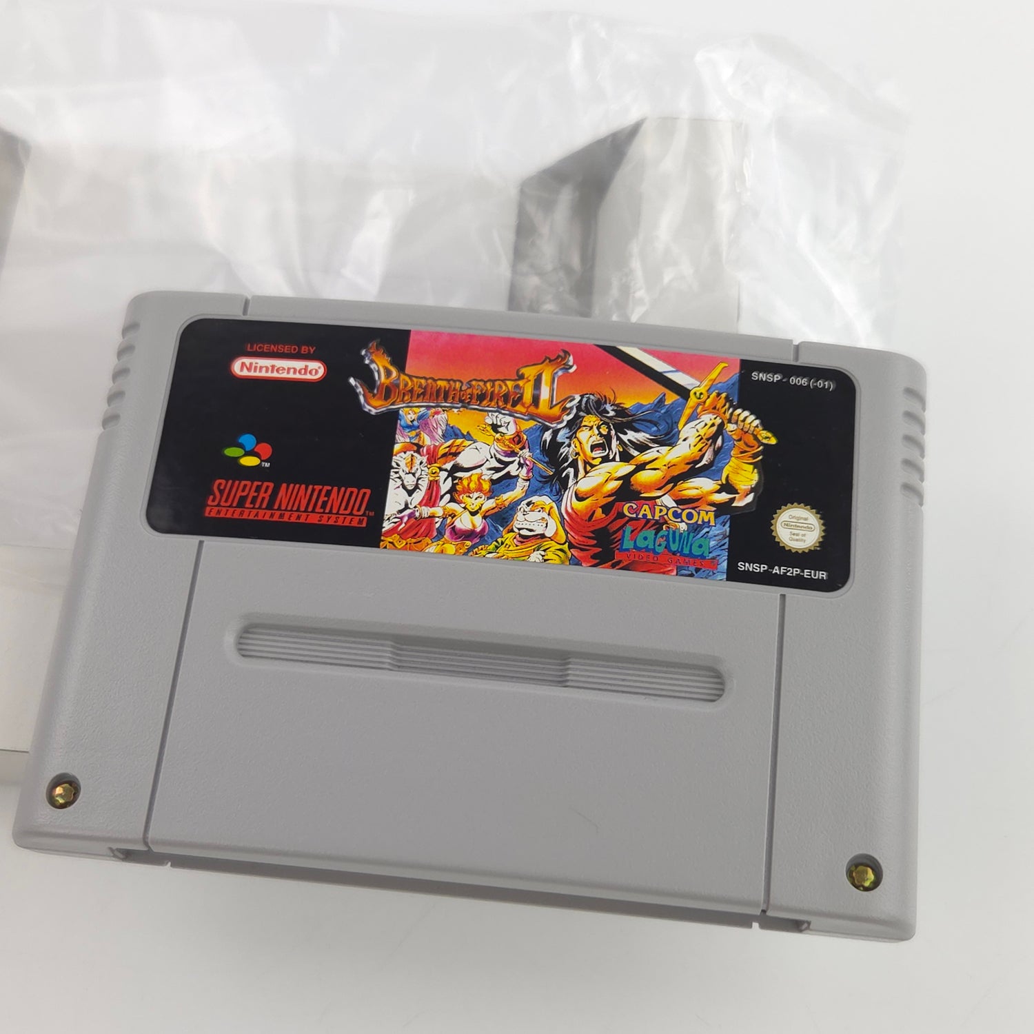 Super Nintendo Spiel : Breath of Fire II - SNES Modul Anleitung OVP / PAL EUR