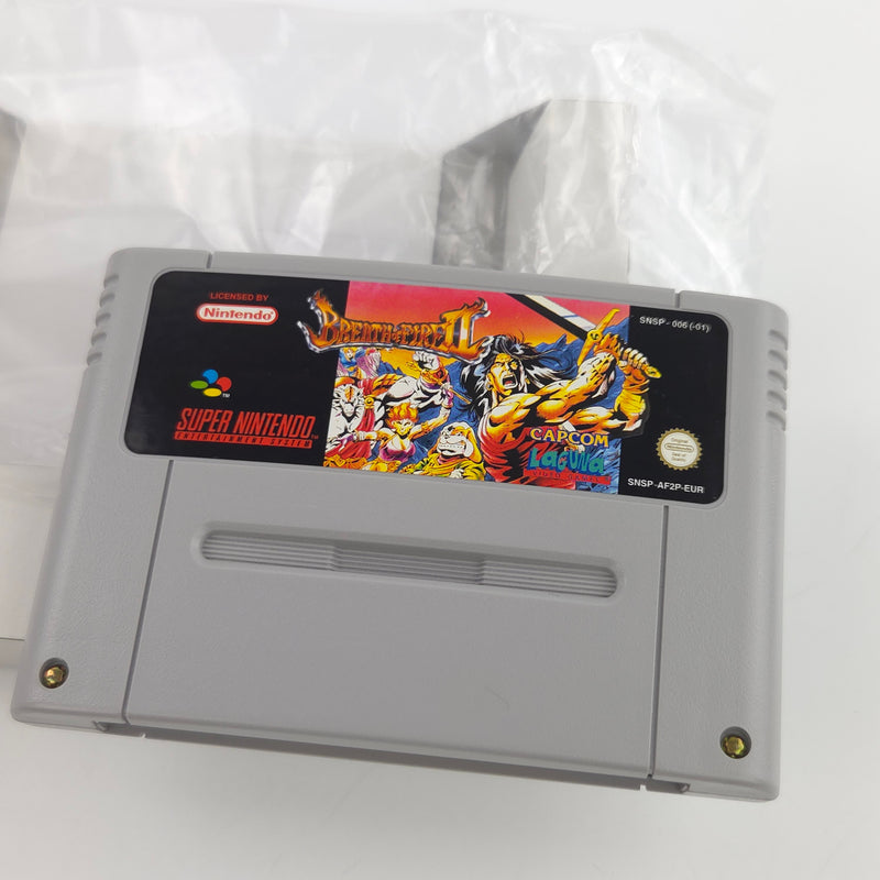 Super Nintendo Spiel : Breath of Fire II - SNES Modul Anleitung OVP / PAL EUR