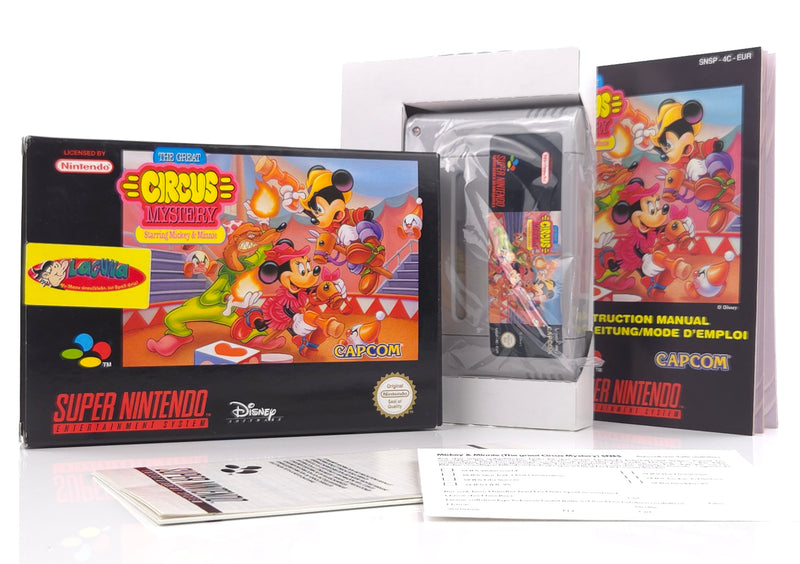 Super Nintendo Spiel : The Great Circus Mystery starring Mickey & Minnie - SNES