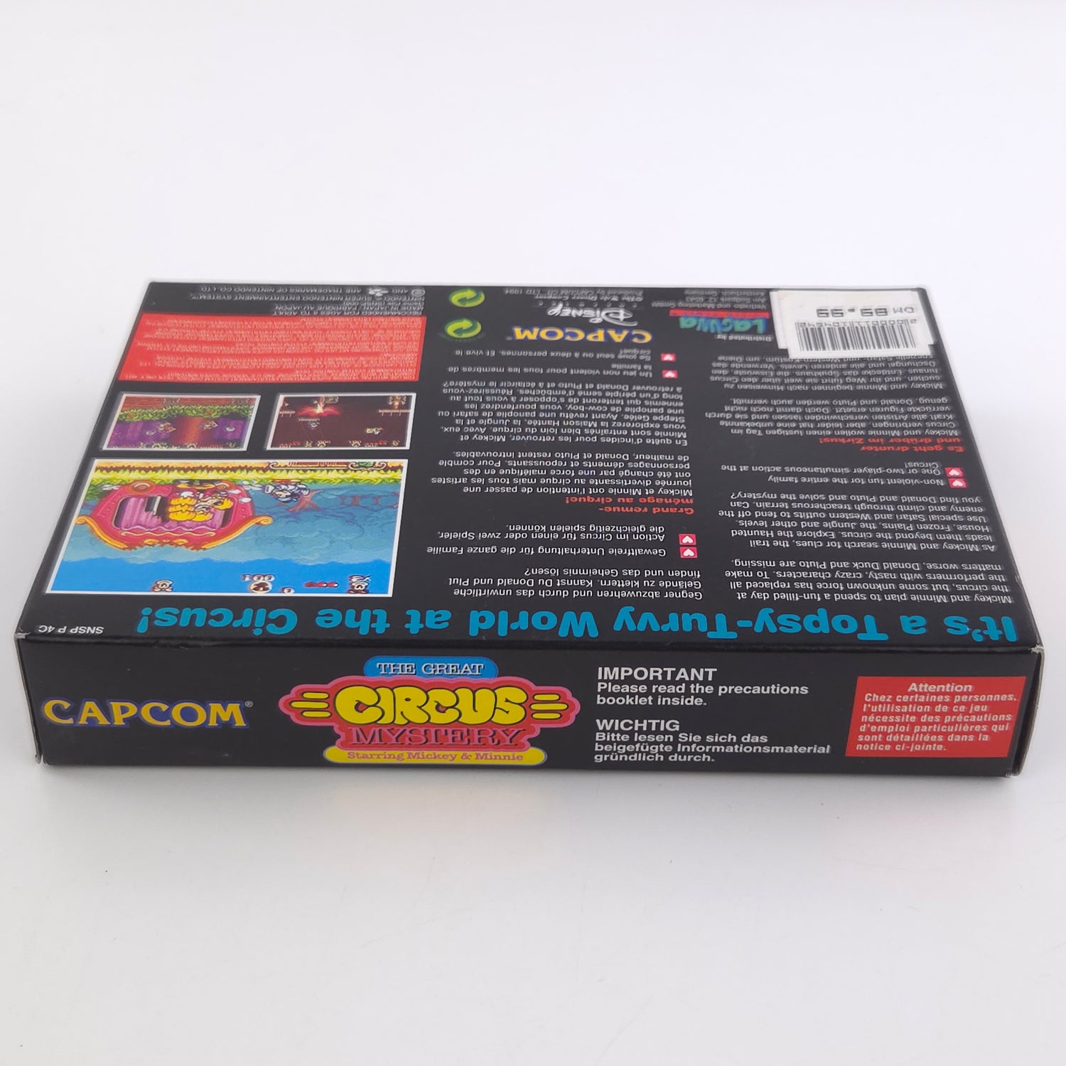 Super Nintendo Spiel : The Great Circus Mystery starring Mickey & Minnie - SNES