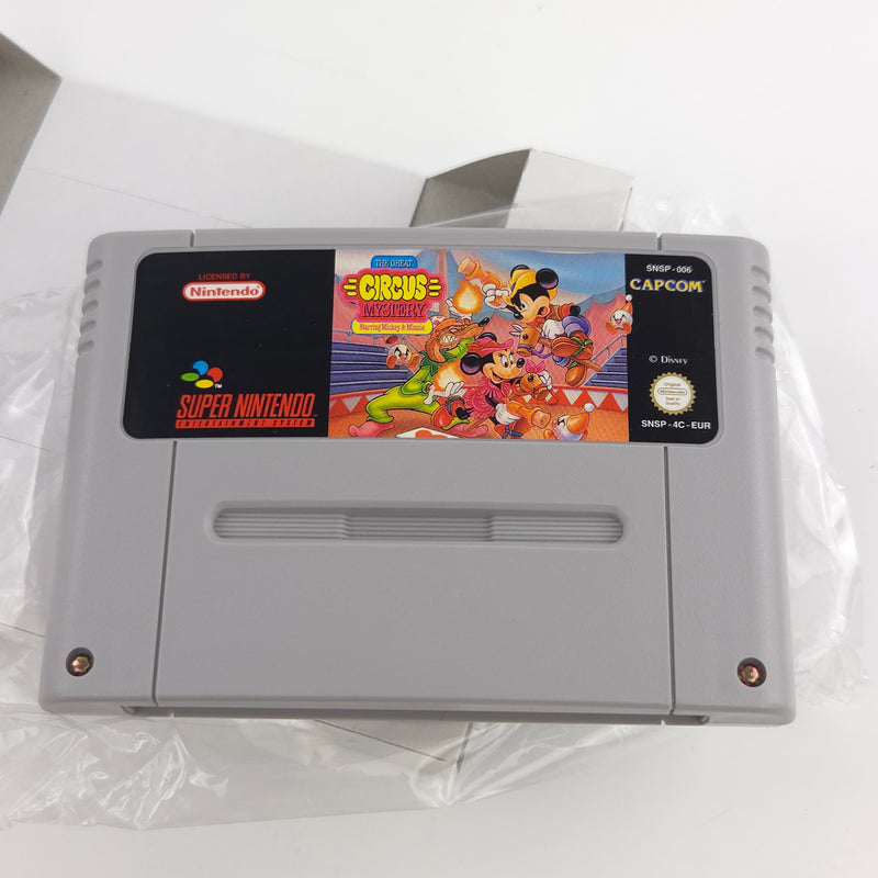 Super Nintendo Spiel : The Great Circus Mystery starring Mickey & Minnie - SNES