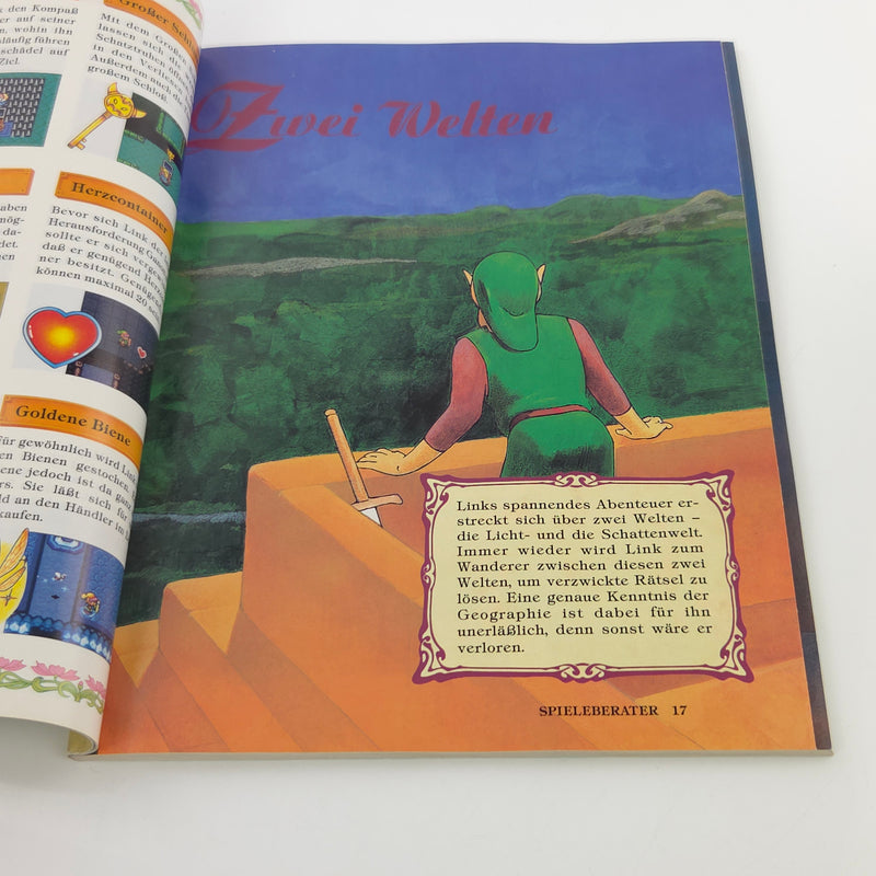 Super Nintendo Spiel : The Legend of Zelda a link to the Past + Berater SNES OVP