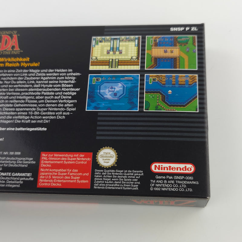 Super Nintendo Spiel : The Legend of Zelda a link to the Past + Berater SNES OVP