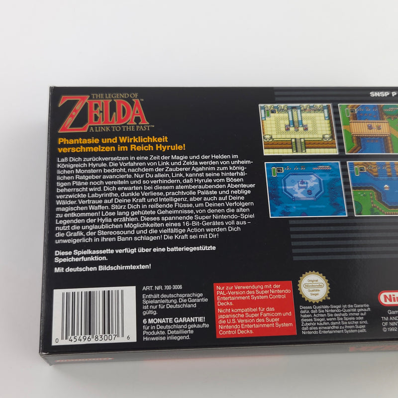 Super Nintendo Spiel : The Legend of Zelda a link to the Past + Berater SNES OVP